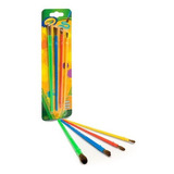 Pinceles Escolares Acuarela Escolar Crayola 4 Piezas