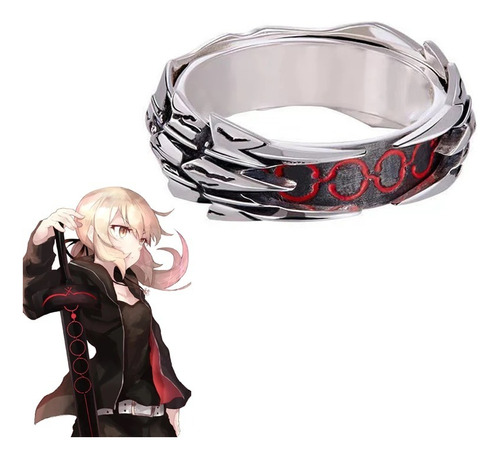 2 Anillos Fate Stay Night Anime Saber Alter Sable Negro