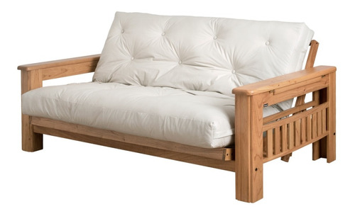 Futon Madison Colchon Cuerina/resortes Genoud Viewmuebles