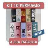 Kit 10 Perfumes L'ahmore 30 Ml Revenda Essência Importada