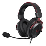 Headset Gamer Redragon H386 Diomedes Jack 3.5 Mm Usb - Preto