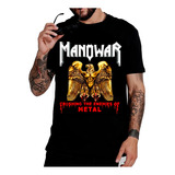 Camiseta Banda Manowar Blusa Camisa Show Tour 2023 Promoção