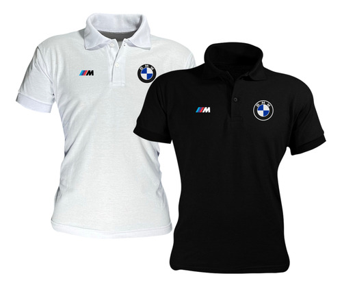 Kit 2 Camisa Gola Polo Bmw M3 Malha Piquet Camiseta