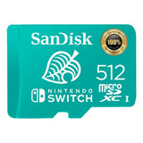 Tarjeta De Memoria Sandisk Sdsqxao-512g-anczn Nintendo 512gb