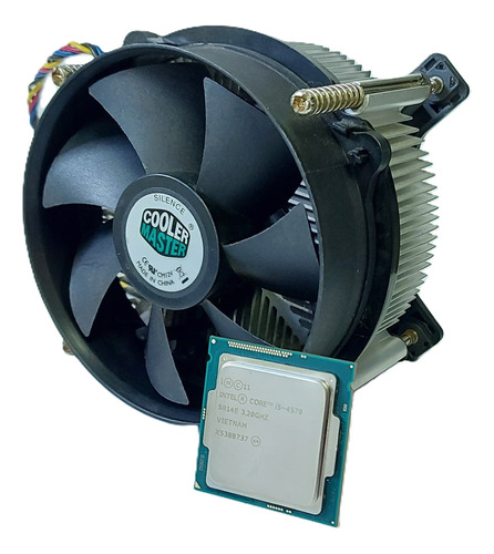 Kit Cooler Coolermaster Cm12v + Processador I5-4570 - Usado