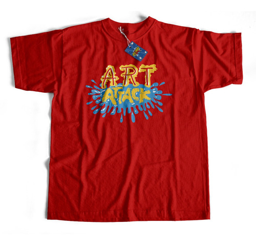 Remera Art Attack Serie Tv Retro Infantil Todos Los Talles 