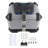 Caja Moto Top Case Aluminio Baul Con Base Universal 45 L