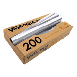 200 Hojas De Aluminio Profesional Vasconia 30x27cm
