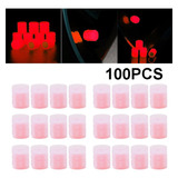 100 Tapas De Válvula Luminosas Fluorescentes Para Decoración