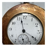 Reloj De Bolsillo Elgin Para Proyecto Chapa Cuerda Antiguo 