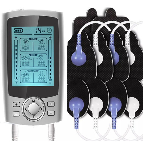 Tens/ems Electroestimulador  De Pulso Recargable 36 Modos