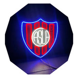 Cartel En Neón Led Escudo San Lorenzo Deco-luminoso - Futbol