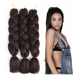 Extensiones De Cabello Trenzado Jumbo Kanekalon Trenzas...