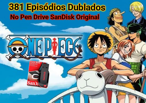 Pen Drive 128gb One Piece 421 Episódio Dublado