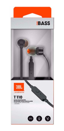 Auriculares In-earjbl T110 Negro Fact A B