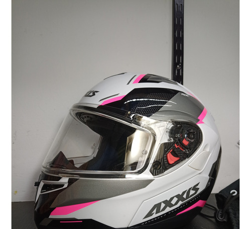 Casco Axxis A6 Rebatible Rosa Gloss 