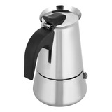 Cafetera Portátil De Acero Inoxidable Moka Espresso