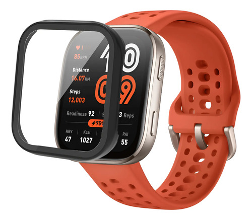Capa Case Acrilico Para Smartwatch Amazfit Bip 6 (a2435)