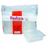 Pote Descartável 1000ml Microondas Freezer Marmita Fit 24un