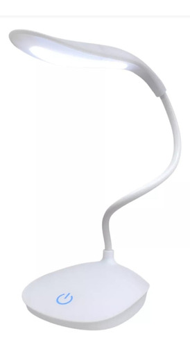 Luminária Recarregável De Mesa Led Flexível Touch 3 Níveis Cor Da Cúpula Branco 127