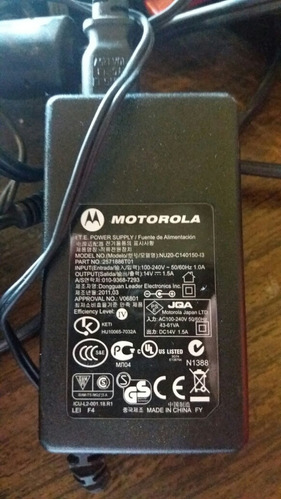 Eliminador Motorola Para Cargadores De Radios Motorola 