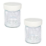 2 Piezas Mini Vasos De Cristal Papillero Salsero Aderezos