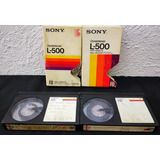 Videocassette Betamax Sony  Dynamicron L-500 2pack Retro