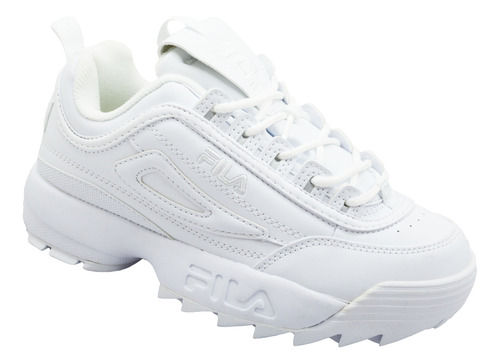 Tenis Fila Disruptor Ii Fw02936-148 Triple White 