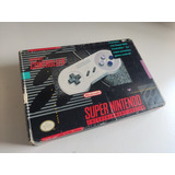 Controle Americano Super Nintendo Na Caixa Original 