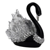 Estatua De Cisne Negro, Escultura Animal Moderna Para Oficin