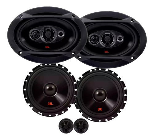 Kit Alto Falantes Jbl 2 Vias + 6x9 Tampão Original Qualidade