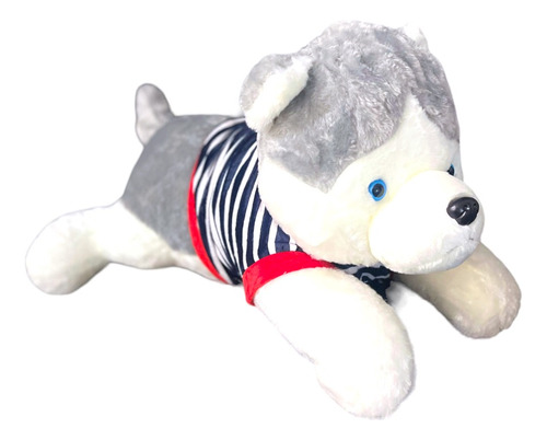 Peluche De Perro Husky Alaska Lobo Jumbo Gran Tamaño 