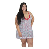 Kit 2 Camisola Feminina Sensual Sexy Luxo Renda Atacado Plus