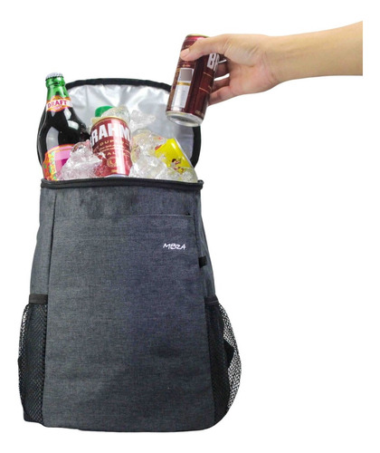 Mochila Térmica Bolsa Cooler Para Praia E Viagem 17 Litros 