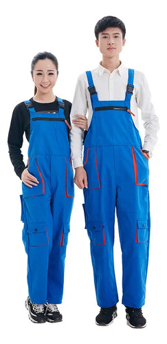 Sanfu® Pantalón Overol De Tirantes Con Múltiples Bolsillos