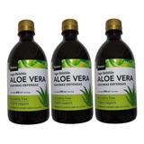 Aloe Vera Bebible 100% Natural Natier Defensas 500ml Pack X3