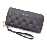 Cartera De Mujer De Gran Capacidad Con Cremallera Doble Lr69