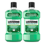 Enjuague Bucal Listerine Freshburst Para Mal Aliento, Elimin