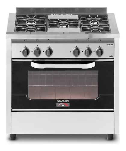 Cocina Industrial Win Up Usman - 5 Hornallas 85 Cm Multigas