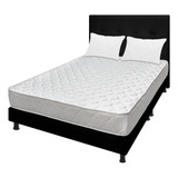 Combo Espumado Queen Ultraflex+ Base Cama+cabecero+almohadas