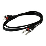 Cable Kwc 9010 - 2 Rca Macho A 2 Plug 6.5 Macho Mono 3 Mts