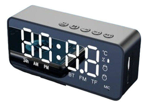 Bocina Reloj Despertador Bluetooth G50, Altavoz, Radio Fm.