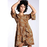 Vestido Corto Animal Print Para Mujer