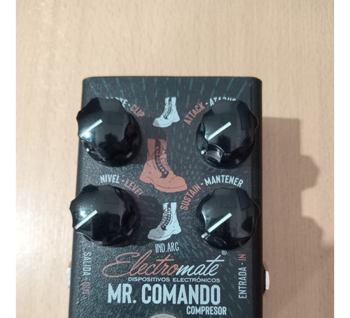 Pedal Compresor Electromate -  Mr. Comando Guitarra/bajo