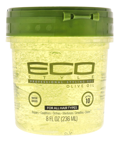Gel De Peinado Ecoco Eco Style, Aceite De Oliva, 240 Ml, Uni