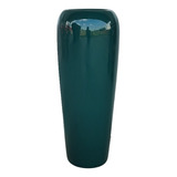 Vaso De Fibra De Vidro Vietnamita Verde 76x29cm Cachepot