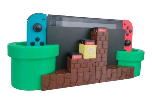 Carcasa Funda Decorativa Dock Nintendo Switch Mario Bros