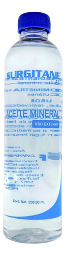 Aceite Mineral Natural 250 Ml Limpia Humecta Piel 5 Envases Momento De Aplicación Día/noche Tipo De Piel Normal