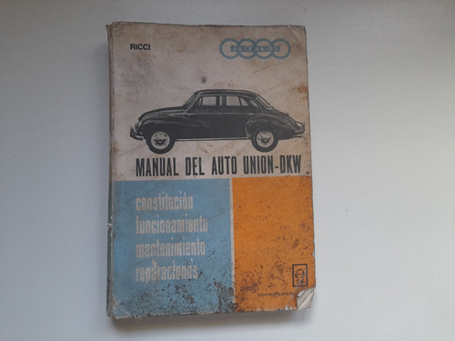 Manual Del Auto Union Dkw, Ricci