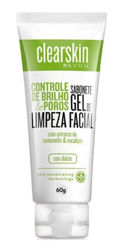 Avon Sabonete Gel De Limpeza Facial Clearskin - 60g